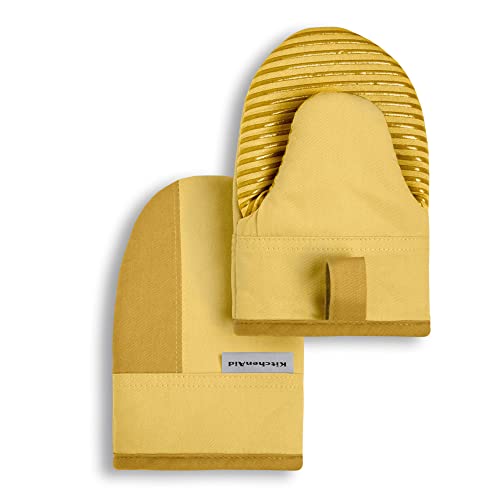 KitchenAid Beacon Two-Tone Mini Oven Mitt 2-Pack Set