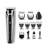 Nova NG 114505 Trimmer For Men 60 Min Runtime 9 Length Settings Black Silver