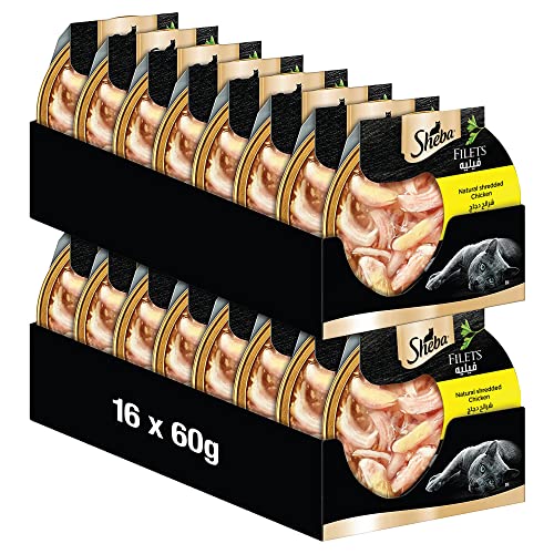 (-32%) SHEBA Filets Adult Katzenfutter in Sauce mit Huhn 16 x 60g Schale