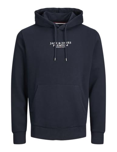 (-49%) JACK & JONES Herren Hoodie Kapuzenpullover JPRBLUARCHIE- Regular Fit XS-XXL, Größe:L, Farbe:Navy Blazer 12216335