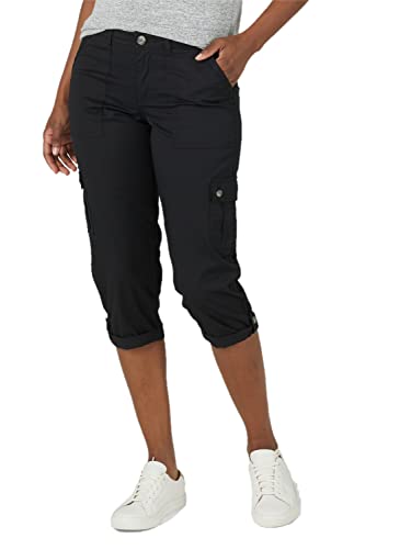Lee Women's Ultra Lux Comfort with Flex-To-Go Cargo Capri Pant Black '16