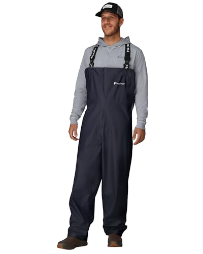 FROGG TOGGS Men's WayPoint Angler Waterproof, Durable Bibs with 4-Way Stretch