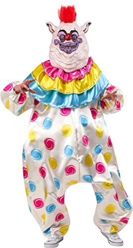 Rubie's Men's Killer Klowns from Outer Space Deluxe Overhead Latex Mask, Fatso, One Size for Themed Parties and Halloween