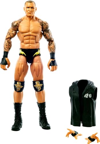 Mattel WWE Elite Collection Top Picks Action Figure & Accessories Set, Randy Orton 6-inch Collectible with Articulation & Interchangeable Parts