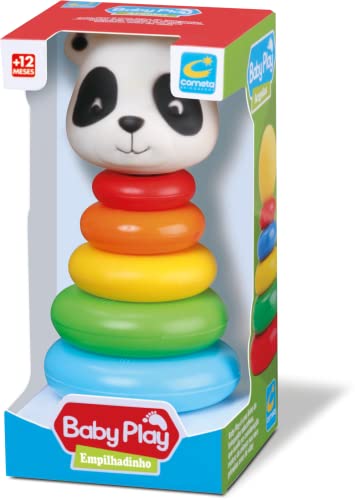 Brinquedos Cometa Cometa Brinquedos Brinquedo Educativo Baby Play Empilhadinho Ursinho Educativo Multicor