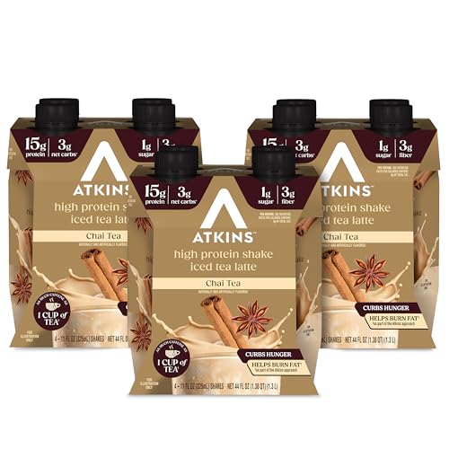 Chai Tea Latte Flavored Protein Shake High Protein Shake Low Glycemic