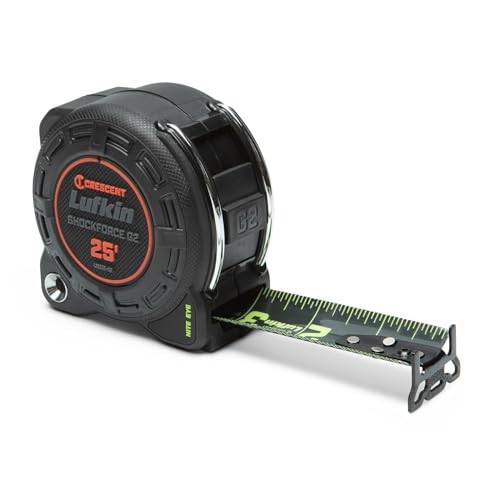 Lufkin Crescent Shockforce G2 Nite Eye 25-ft Tape Measure- L1225B-02