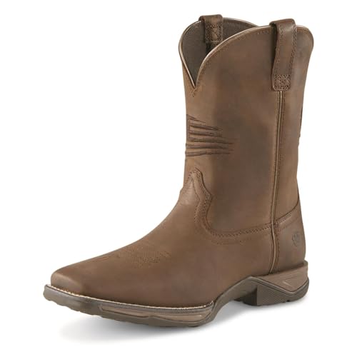 ARIAT Unisex Child Anthem Patriot Western Boot, Distressed Brown, 1.5 Big Kid US