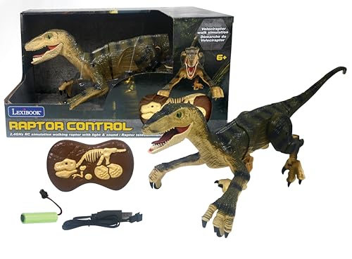 🔥 STARKER PREIS (-48%) Lexibook, RC Raptor Ferngesteuerter Dinosaurier, DINO01