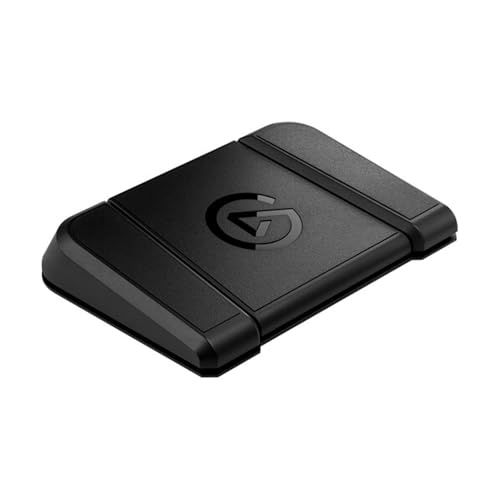 Elgato Stream Deck Pedal – Hands-Free Studio Controller, 3 macro footswitches, trigger actions in apps and software like OBS, Twitch, YouTube and more, works with Mac and PC. Color: Black