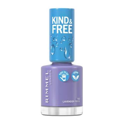 Rimmel London Kind and Free Clean Nail Polish 8ml 153 Lavender Light
