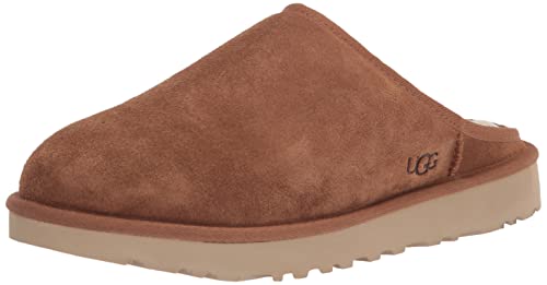UGG Men's Classic Slip-On Slipper, Chestnut, 11