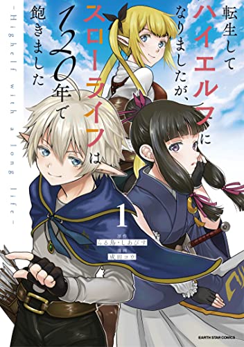 『転生してハイエルフになりましたが、スローライフは120年で飽きました -Highelf with a(略)』の表紙イラスト 電子書籍 漫画