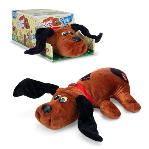 POUND PUPPIES Reddish Brown with Black Spots Plush Toy