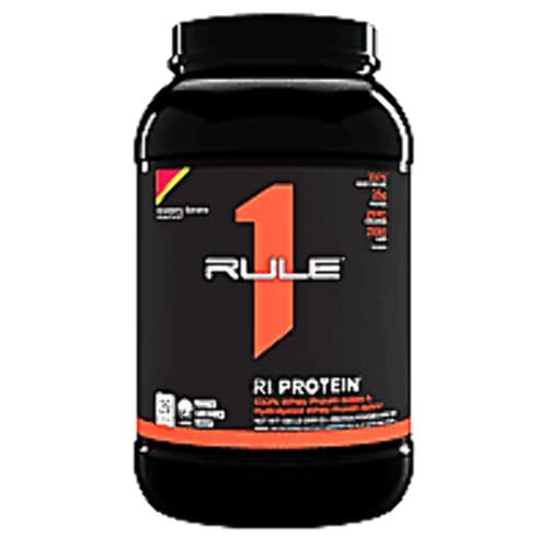 Rule 1 R1 Protein Whey Isolate - with 25g Protein & 6g BCAA Exclusively from Isolated & Hydrolyzed Sources for Workout Recovery (2 Pounds*, Chocolate Fudge)