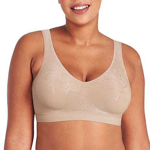 Bali womens Comfort Revolution Comfortflex Fit Wireless Df3484 Bra, Almond Aztec, X-Large US