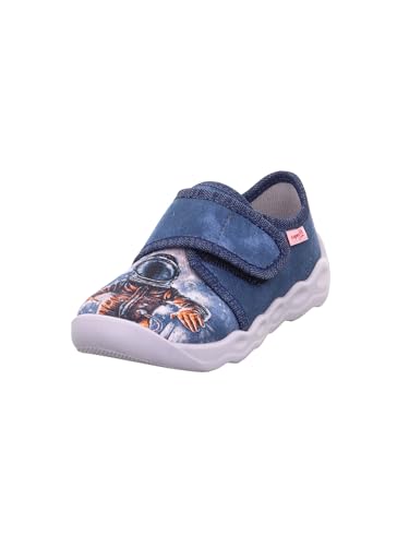 (-17%) Superfit Jungen BUBBLE Hausschuhe, BLAU/MEHRFARBIG 8000