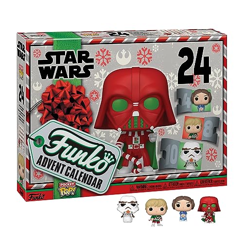 Funko Pop! Advent Calendar: Star Wars - 24 Days of Surprises - Collectible Vinyl Mini Figures - Mystery Box - Gift Idea - Holiday Present for Girls, Boys & Kids - Christmas Countdown
