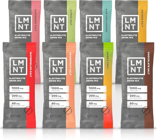 Drink LMNT Zero Sugar Electrolytes - Sample Pack | Drink Mix | 8-Count