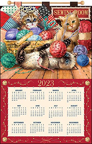 Design Works Crafts 2023 Sequin Calendar Kit, Sewing Room