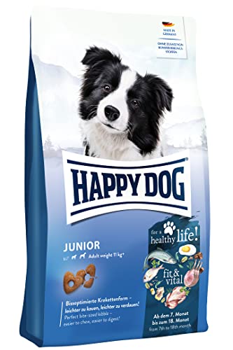 🔥 SELTEN SO GÜNSTIG (-49%) Happy Dog fit & vital Junior Junghundefutter Geflügel, 1 kg