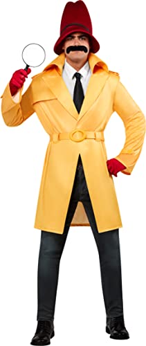 Rubies Adult Pink Panther Inspector Clouseau Costume, As Shown, Large