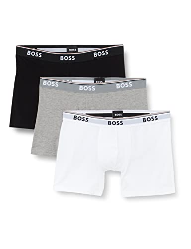 🔥 STARKER PREIS (-58%) BOSS Hugo Herren Trunk 3p Co/EL Boxershorts, Assorted 999, S