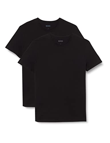 (-20%) BOSS Herren T-Shirt Rn 2p Co T-Shirt, New Black, L