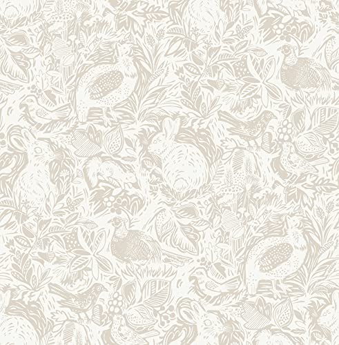 NuWallpaper Cream Terrene Peel & Stick Wallpaper, NUS4304