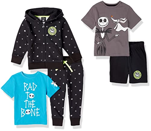 ⚡ BLITZDEAL (-23%) Amazon Essentials Disney | Marvel | Star Wars Jungen Outfit-Sets, 5er-Pack, Nightmare Santa Jack, 9 Jahre