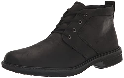 ECCO Turn II Waterproof Lace, BLACK NUBUCK, 11-11.5