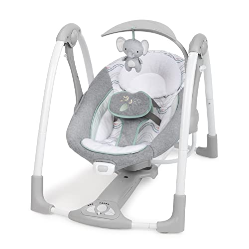 Ingenuity ConvertMe 2-in-1 Compact Portable Baby Swing Seat
