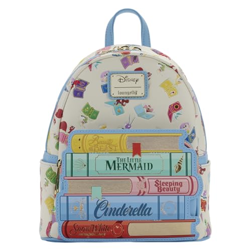 Loungefly Disney Princess Books Classics Womens Double Strap Shoulder Bag Purse