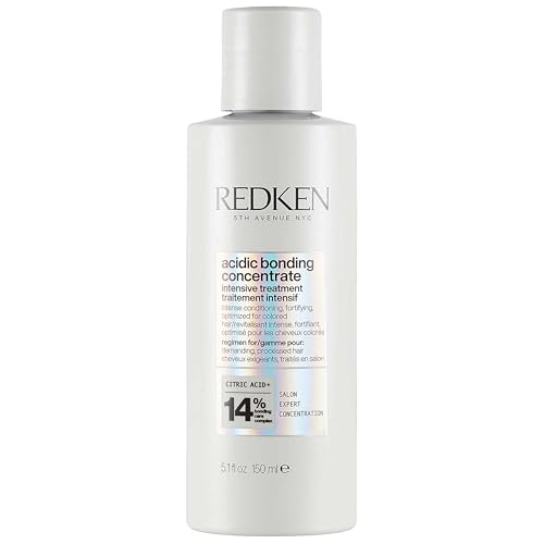 Redken Acidic Bonding Concentrate Treatment For Damaged Hair Repair - Deep Conditioning Intensive Mask, Acidic Bonding Concentrate