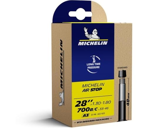 Michelin Airstop Tube A3 – 26 x 1.70–2.30, 48 mm Valve – MTB & Trekking Tube