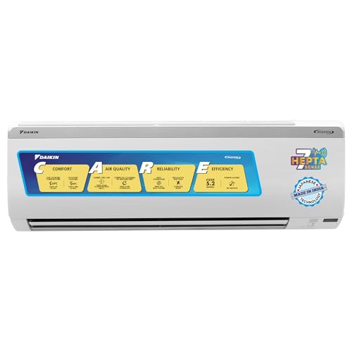Daikin 1 Ton 5 Star Inverter Split AC (Copper, PM 2.5 Filter, 2022 Model, MTKM35U, White)