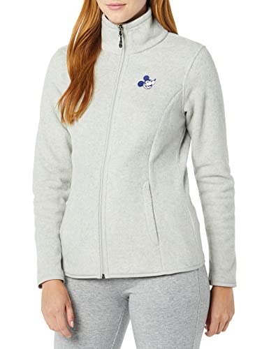 Amazon Essentials Disney | Marvel | Star Wars | Princess Women's Polar Fleece Full-Zip Mock Jackets, Happy Mickey, X-Small