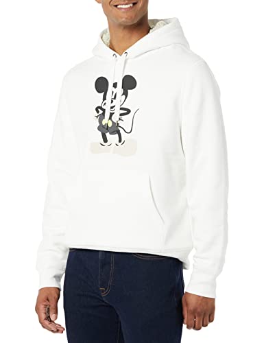 Amazon Essentials Disney | Marvel | Star Wars Men's Sherpa-Lined Pullover Hoodie Sweatshirt, Mickey, X-Large