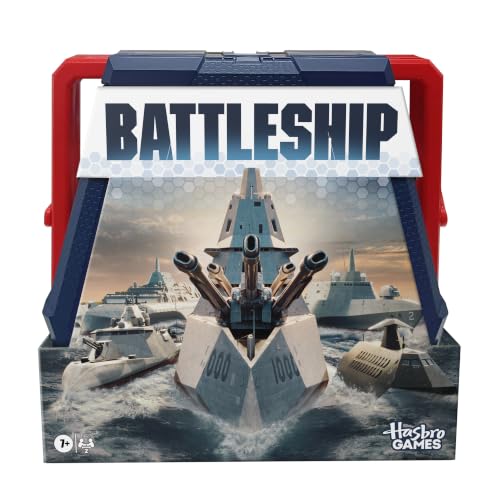 🔥 STARKER PREIS (-20%) Hasbro Battleship Klassisches Brettspiel, spannendes Strategiespiel für Kinder ab 7 Jahren