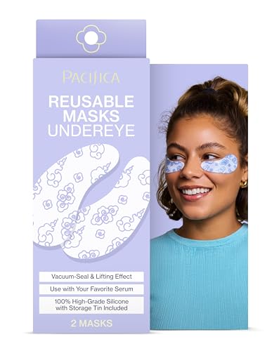 Pacifica Reusable Under Eye Mask Silicone Face Mask for Fine Lines