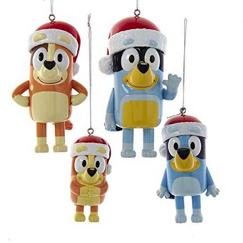 Bluey? and Family Ornaments, 4-Piece Set