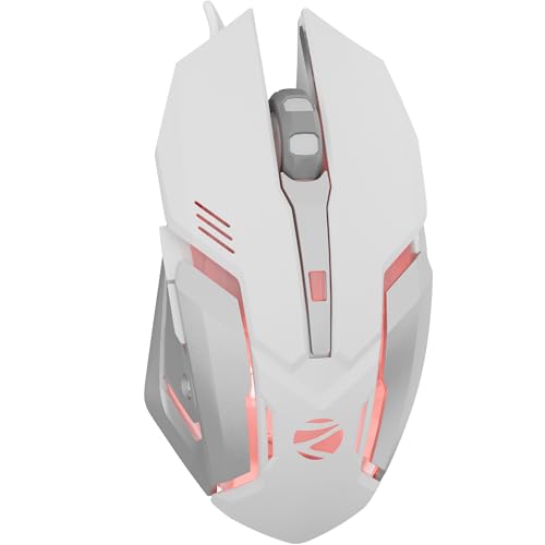 Zebronics-Transformer-M with a High-Performance Gold-Plated USB Mouse: 6 Buttons, Multi-Color LED Lights,High-Resolution Sensor with max 3600 DPI, and