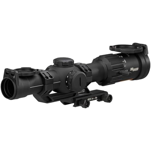SIG SAUER Tango-MSR LPVO 1-6X24mm Waterproof Fog-Proof Rugged Tactical Hunting Rifle Scope | Second Focal Plane/F2 | Illuminated MSR BDC-6 Reticle, Black