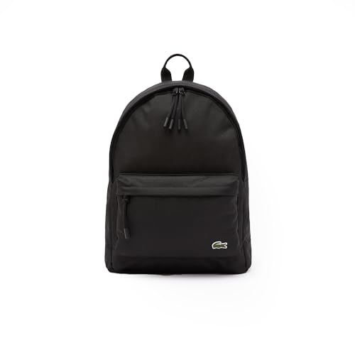 Lacoste Men's Sinpople Monogramme Backpack, Black, One Size