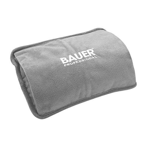 Bauer Professional 38969 Rechargeable Electric Hot Water Bottle/Grey/Soft Touch Fleece Cover/Hand Warmer/Rechargeable / 3 Colours