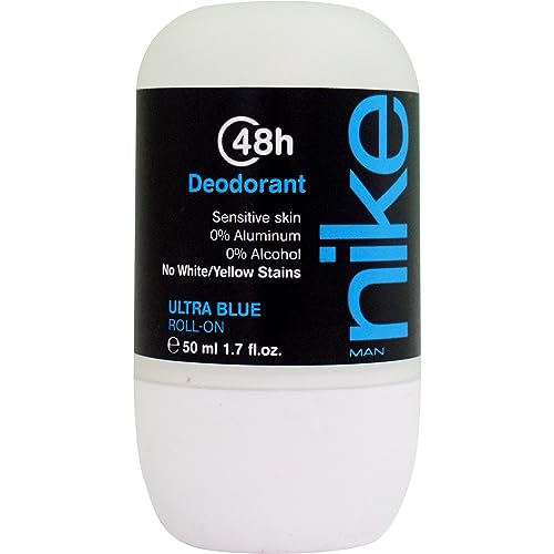 Nike Ultra Blue Deodorant Roll-On for Men - Long Lasting Freshness, 50ml Nike Ultra Blue Deodorant Roll-On for Men - Long Lasting Freshness, 50ml