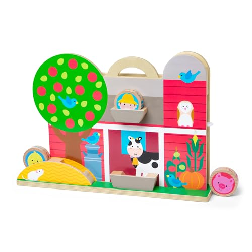 Melissa & Doug Go Tots Wooden Barnyard Tumble