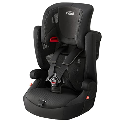 Graco Airpop Baby Car Seat-Forward Facing-with Air Holes-1Y to 11Y (Upto 36Kg) - Simple Black