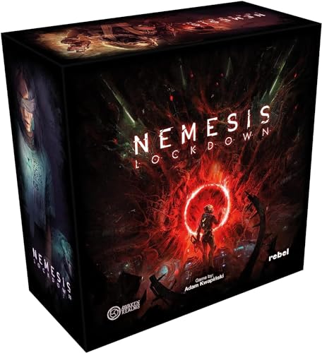 Rebel Studio Nemesis Lockdown - Sci-Fi Horror Tabletop Miniatures Strategy Game, Cooperative Adventure for Kids & Adults, Ages 14+, 1-5 Players, 90-180 Min Playtime