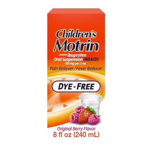 Childrens Motrin Oral Suspension Ibuprofen Berry 8oz